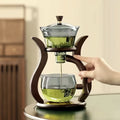 Premium Glass Tea Set with Automatic Tea Infuser