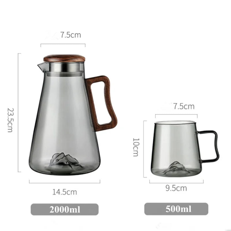 Luxury Glass Tea & Water Serving Set