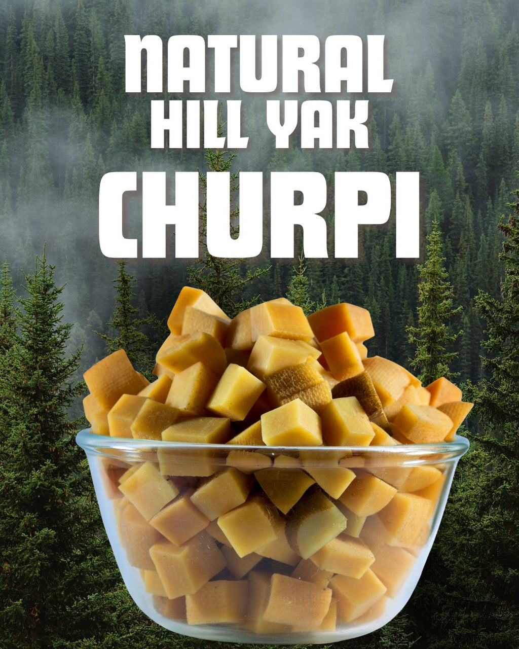Natural Himalayan Chhurpi – Protein Rich Cheese Cubes (150gms)