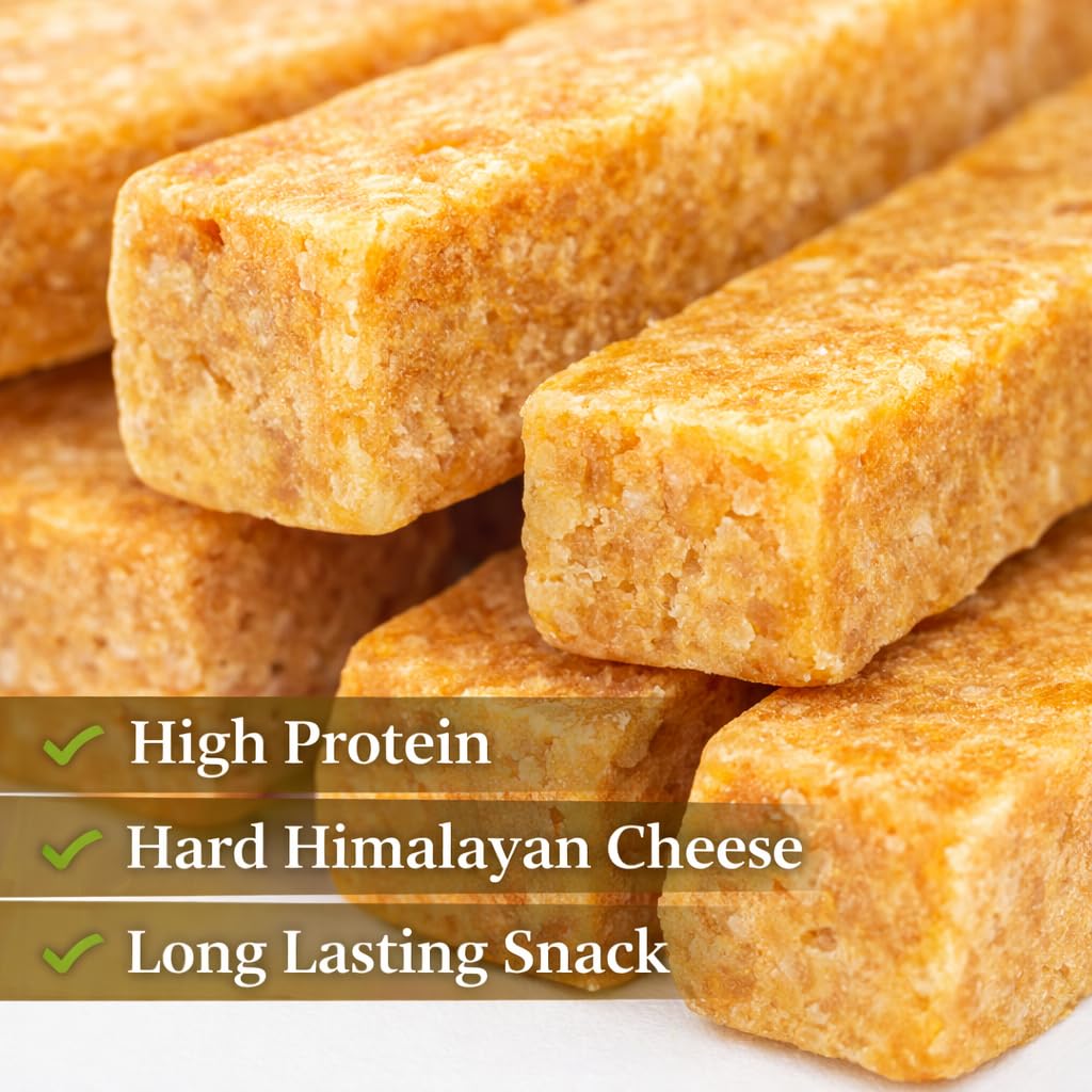 Premium Himalayan Chhurpi (110–150g) | Natural Dried Hard Cheese Snack | High Protein | Long Lasting Yak/Cow Milk Chew | No Preservatives | For Humans & Pets