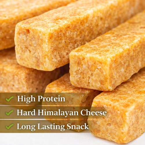 Premium Himalayan Chhurpi (110–150g) | Natural Dried Hard Cheese Snack | High Protein | Long Lasting Yak/Cow Milk Chew | No Preservatives | For Humans & Pets