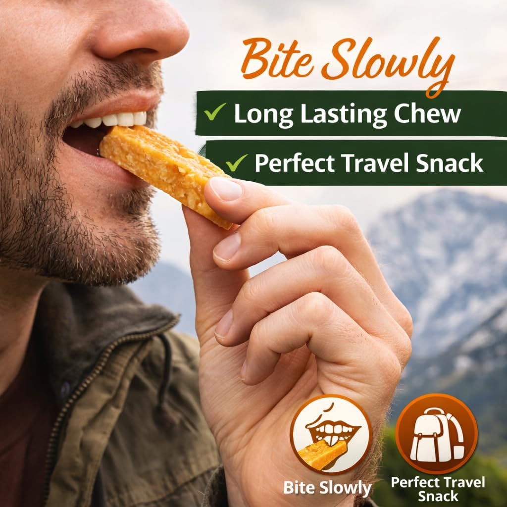 Premium Himalayan Chhurpi (110–150g) | Natural Dried Hard Cheese Snack | High Protein | Long Lasting Yak/Cow Milk Chew | No Preservatives | For Humans & Pets