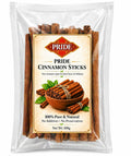 PRIDE Cinnamon Sticks (Dalchini) | Premium Quality Whole Cinnamon | Strong Aroma & Rich Flavor | 100% Pure & Natural | No Additives, No Preservatives | Ideal for Tea, Cooking & Wellness Drinks (100g)