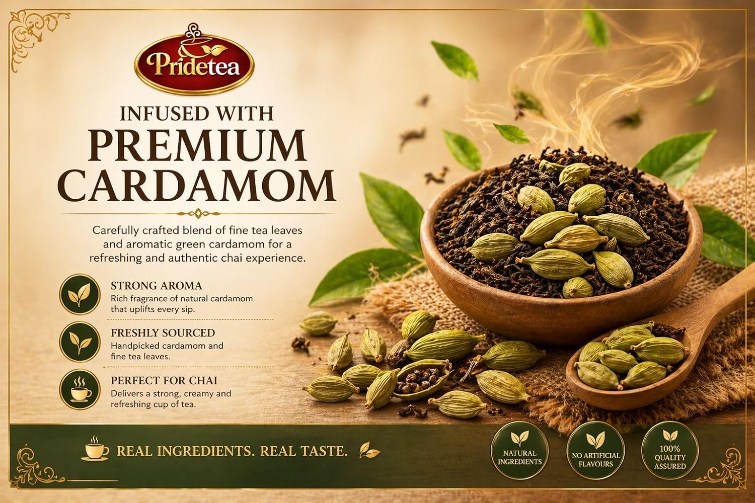 Pride Cardamom|Elaichi Tea 500g