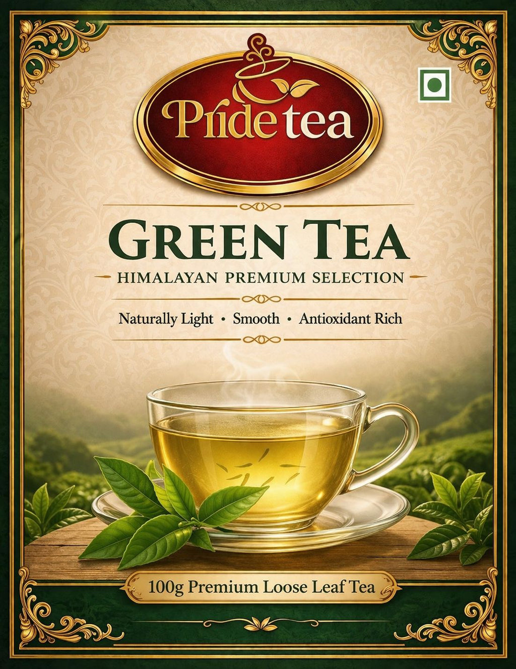 Pride Premium Green Tea 100g