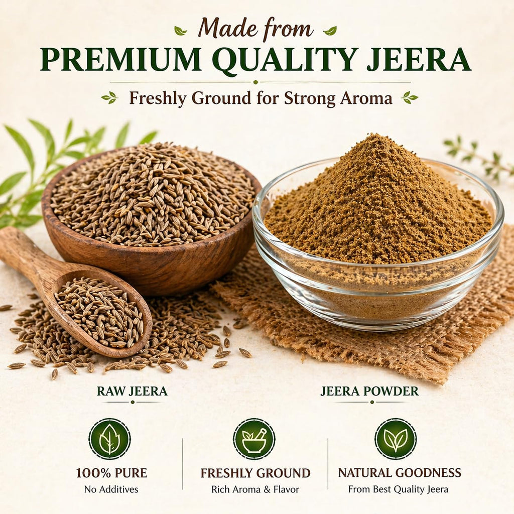 Pride Jeera Powder (Cumin Powder) | 100% Pure & Natural | Strong Aroma & Bold Flavor | Chemical-Free Spices for Cooking (250g)