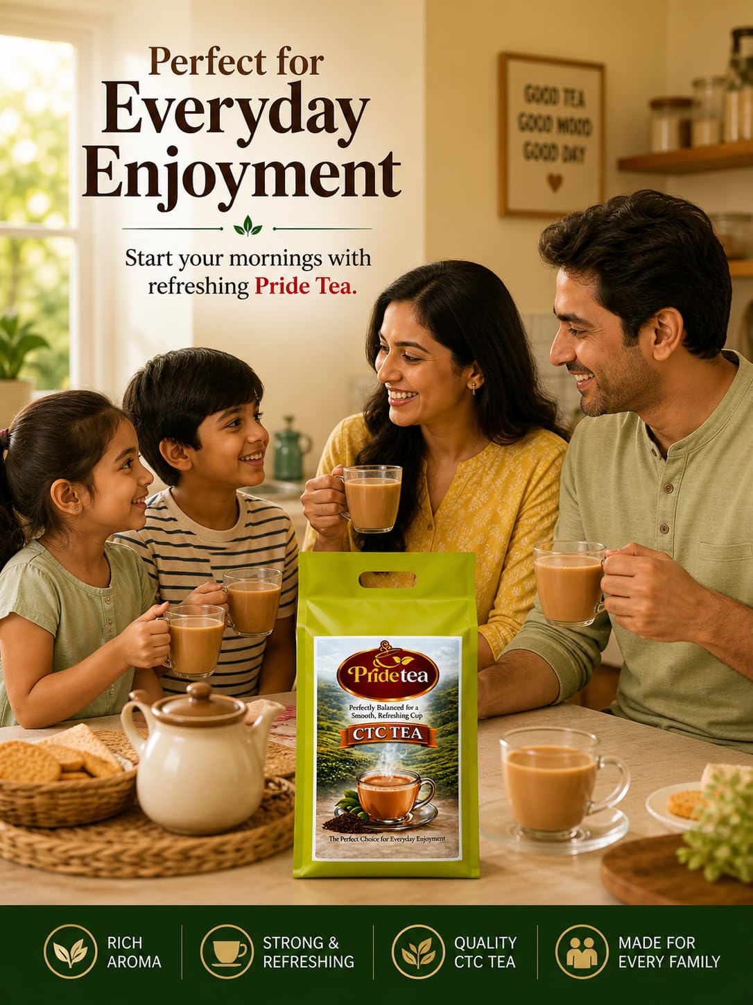 Pride PAL CTC Tea 1000g