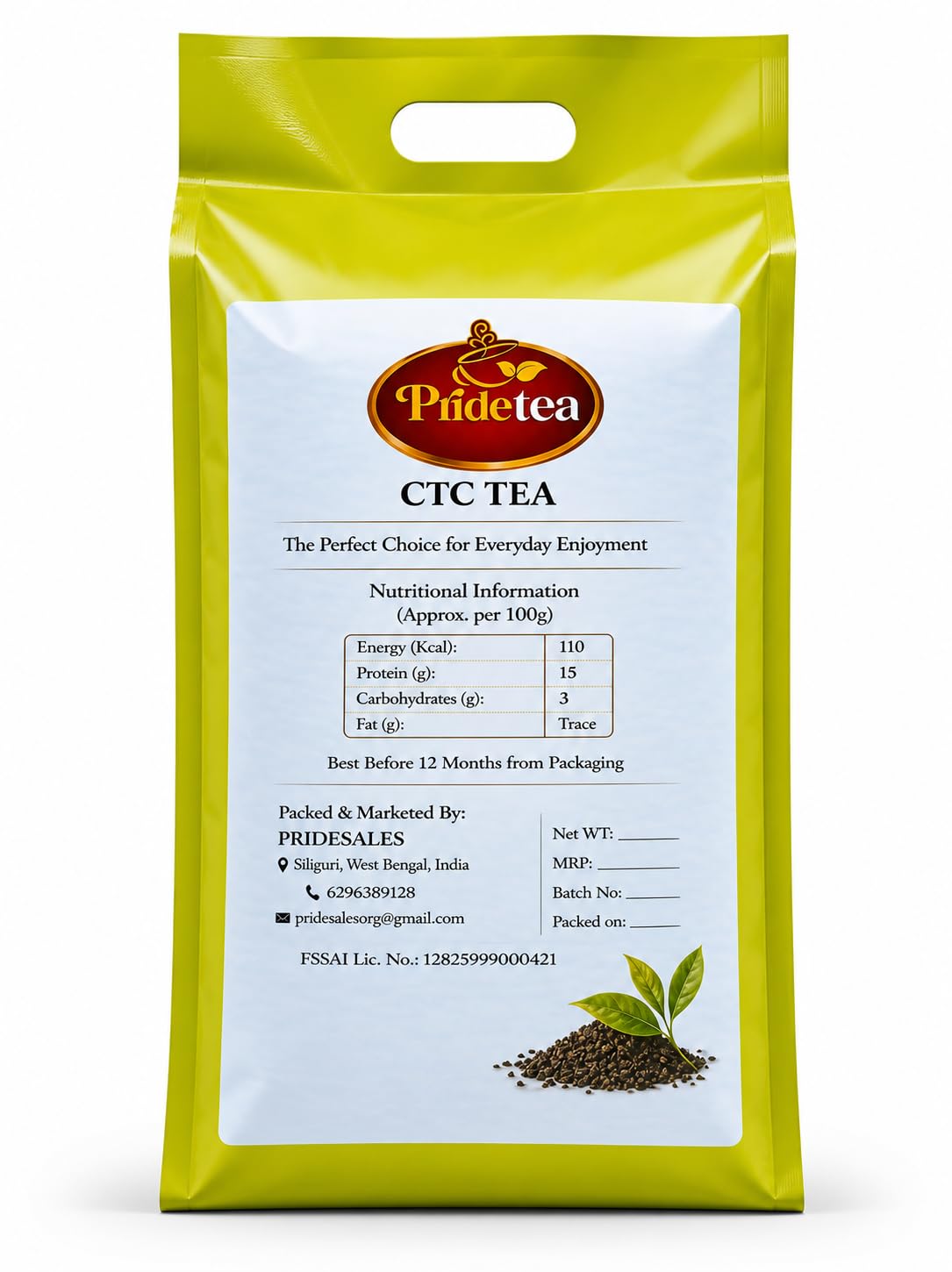 Pride PAL CTC Tea 500g